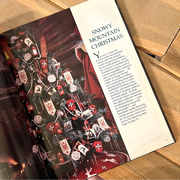 Vintage Hardcover Leisure Arts The Spirit of Christmas Books Craft and Recipes - Picture 10 of 11